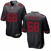 Nike Men & Women & Youth 49ers #68 Beadles Black Team Color Game Jersey,baseball caps,new era cap wholesale,wholesale hats